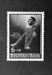 Armband: Adolf Hitler stamp designed for the Reich Party