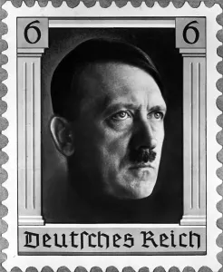 Motif: Adolf Hitler as stamp motif, 1937