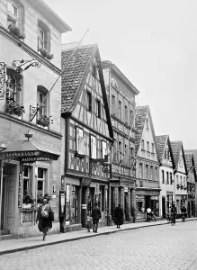 Kulmbach: Adolf Hitler Strasse in Kulmbach, 1935