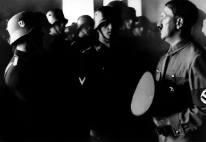 Ranking: Adolf Hitler at the swearing in of members of the SS, 1936