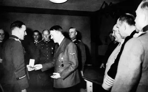 Joachim: Adolf Hitler with Ulrich Rudel, 1945