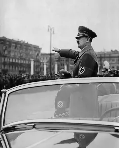Salutes: Adolf Hitler in Vienna, 1938