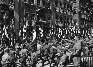 Hess: Adolf Hitler, Viktor Lutze and Rudolf Hess