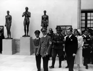 Exhibit: Adolf Hitler visits the Great German Art Exhibition, 1939