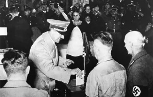 Ballot: Adolf Hitler voting, 1938
