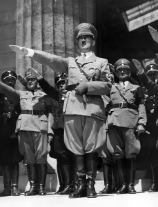 Regensburg: Adolf Hitler at Walhalla, 1938