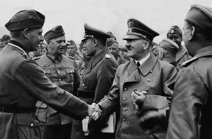 Reichenau: Adolf Hitler, Walter von Reichenau, Karl Bodenschatz, 1940