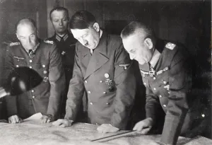 Halder: Adolf Hitler with Walther von Brauchitsch