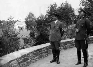 Infantery: Adolf Hitler with Werner von Blomberg, 1936