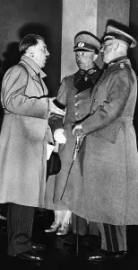 Discussing: Adolf Hitler with Werner von Fritsch