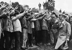 Enthusiastically: Adolf Hitler at the Western Wall, 1938