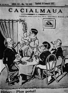 Bucharest: Adolf Hitler Who goes with me?, 1937