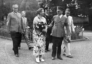 Winifred: Adolf Hitler with Winifred Wagner and also with Wolfgang and