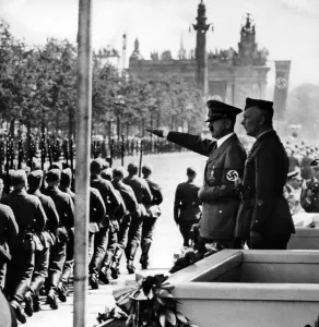 Wolfram: Adolf Hitler with Wolfram von Richthofen, 1939