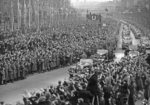 Annexation: Adolf Hitler's reception in Berlin, 1938
