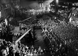 Cannons: Adolf Hitler's speech to workers at the Borsig