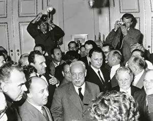 Schaerf: Adolf Schaerf being elected Federal President