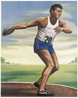 Adolfo: Adolfo Consolini wins discus at the 1948 Olympic Games