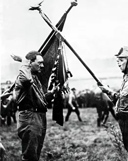 Detachments: ADOLPH HITLER hails adherents at their annual ?