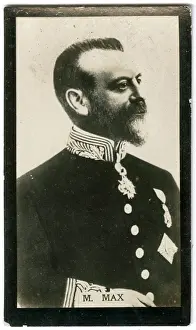 Burgomaster: Adolphe Max, Mayor of Brussels, Belgium