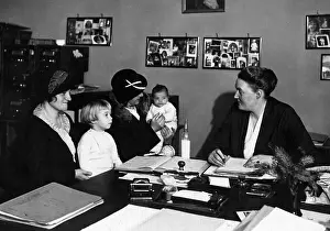 Adoption: In the adoption office in Berlin, 1931