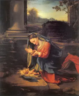 Correggio: Adoration of the Child, by Correggio