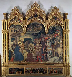 1423: Adoration of the Kings by Gentile da Fabriano