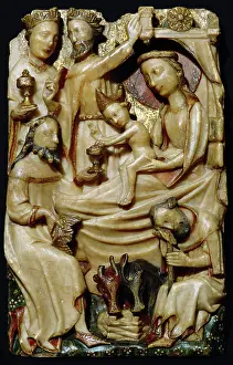 Alabaster: The Adoration of the Magi