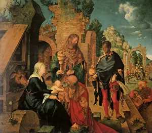 Manger: The Adoration of the Magi, by Durer