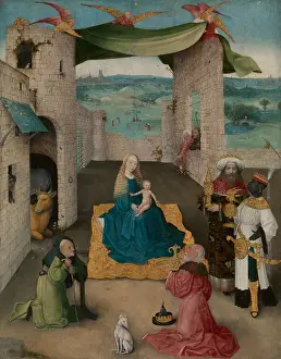 1470s: THE ADORATION OF THE MAGI, by Hieronymus Bosch