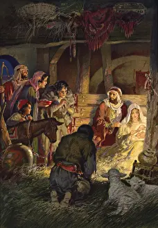 Manger: Adoration of Shepherds