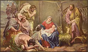 Manger: Adoration of Shepherds