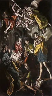 Adore: The Adoration of the Shepherds, by El Greco