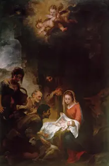 Bartolome: Adoration of the Shepherds, by Murillo