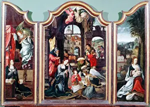 Annunciation: Adoration of the Shepherds triptych attributed