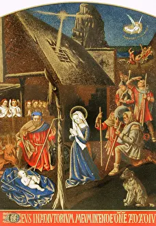 Adore: The Adoration of the Shepherds. The Virgin with