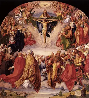 Durer: Adoration of the Trinity, by Durer