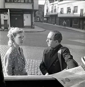 Cobblestones: Adrian Brunel, film director, with Anne Firth, actress