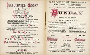 Victorian Style: Advertisements, illustrated books for children