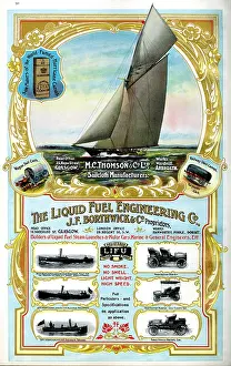 Steamers: Adverts, M C Thomson & Co, Liquid Fuel Engineering Co