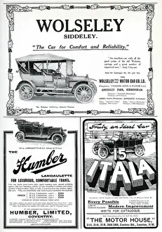 Itala: Adverts for motoring 1910
