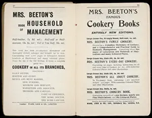 Beeton: Adverts for Mrs Beeton's Book of Household Management