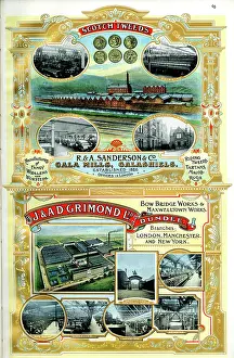 Tweeds: Adverts, R & A Sanderson & Co, J & A D Grimond Ltd