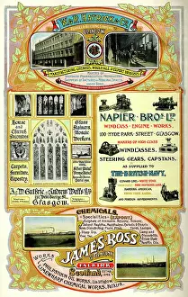 Chemists: Adverts, four Scottish businesses
