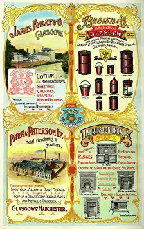 Merchants: Adverts, four Scottish businesses