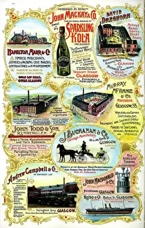 Merchants: Adverts, nine Scottish businesses