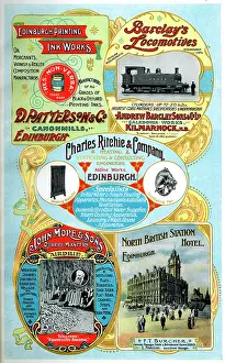 Aldine: Adverts, five Scottish businesses