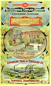 Dunfermline: Adverts, three Scottish businesses