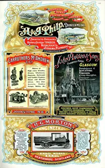 Dunfermline: Adverts, four Scottish businesses