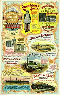Adverts, eight Scottish businesses